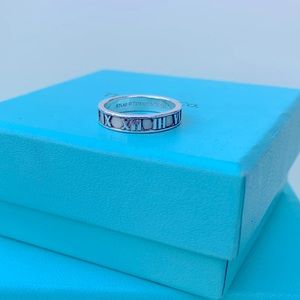 Tiffany & Co. - Atlas Silver Ring, Narrow